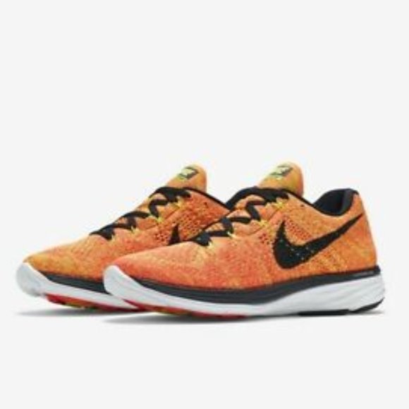 Nike Shoes - Nike Womens Flyknit Lunar 3 Volt Shoes